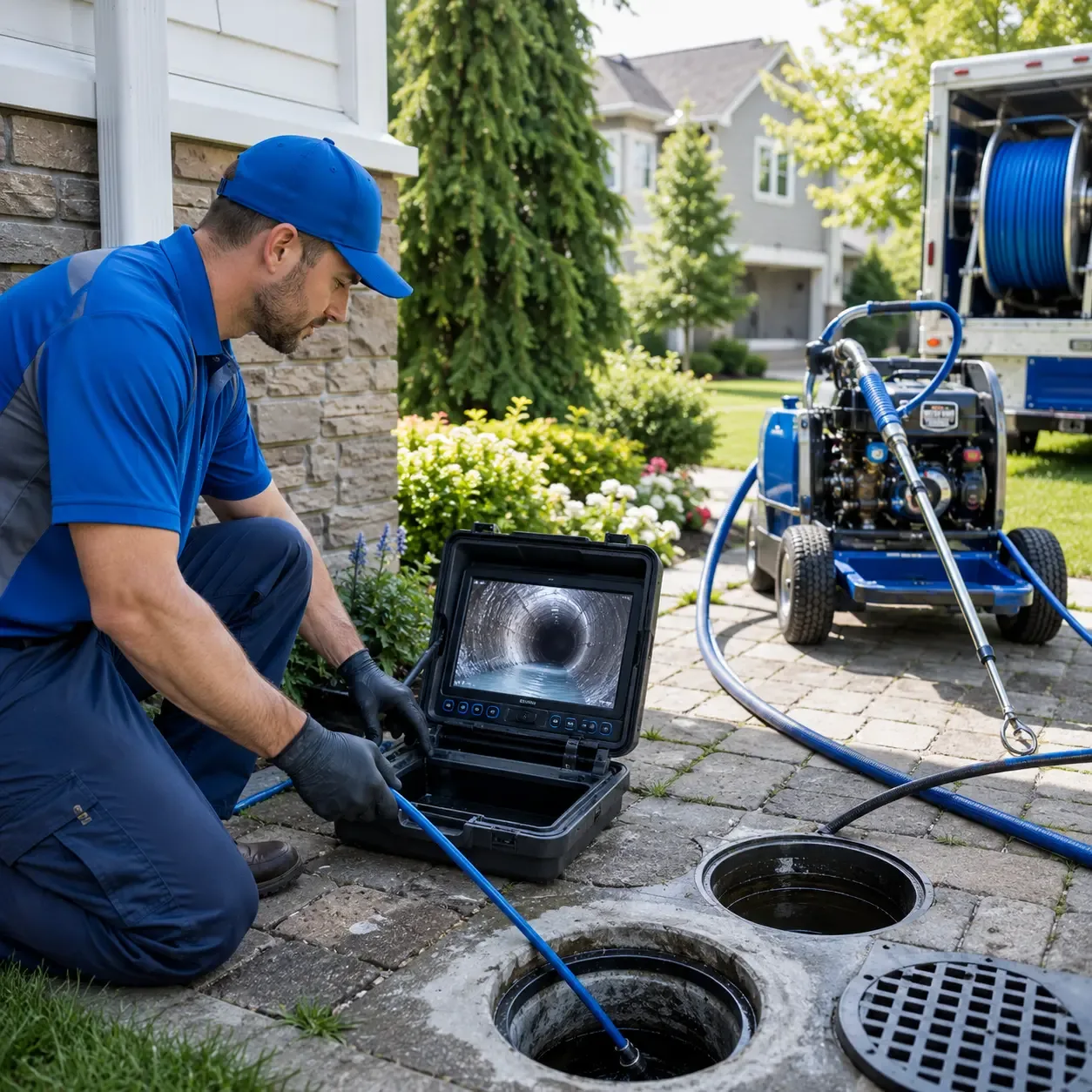 Outdoor drain cleaning professionals serving Dallas, WI